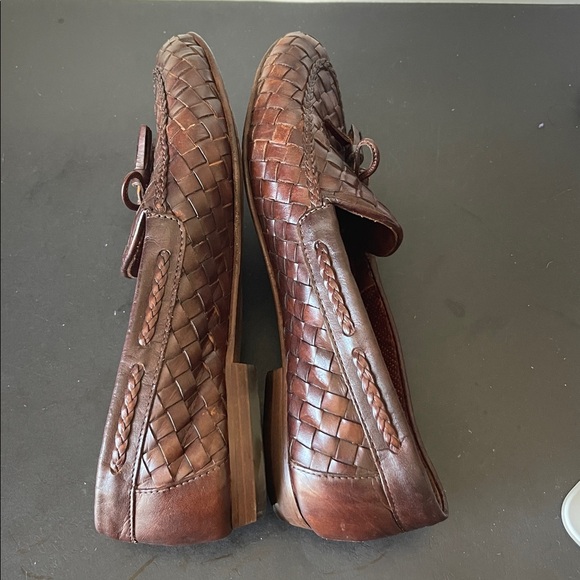 Sesto Meucci Vntg Nicole Iconic Woven Brown Leather Tassel Loafers. Size 8N. D6 - Picture 6 of 9